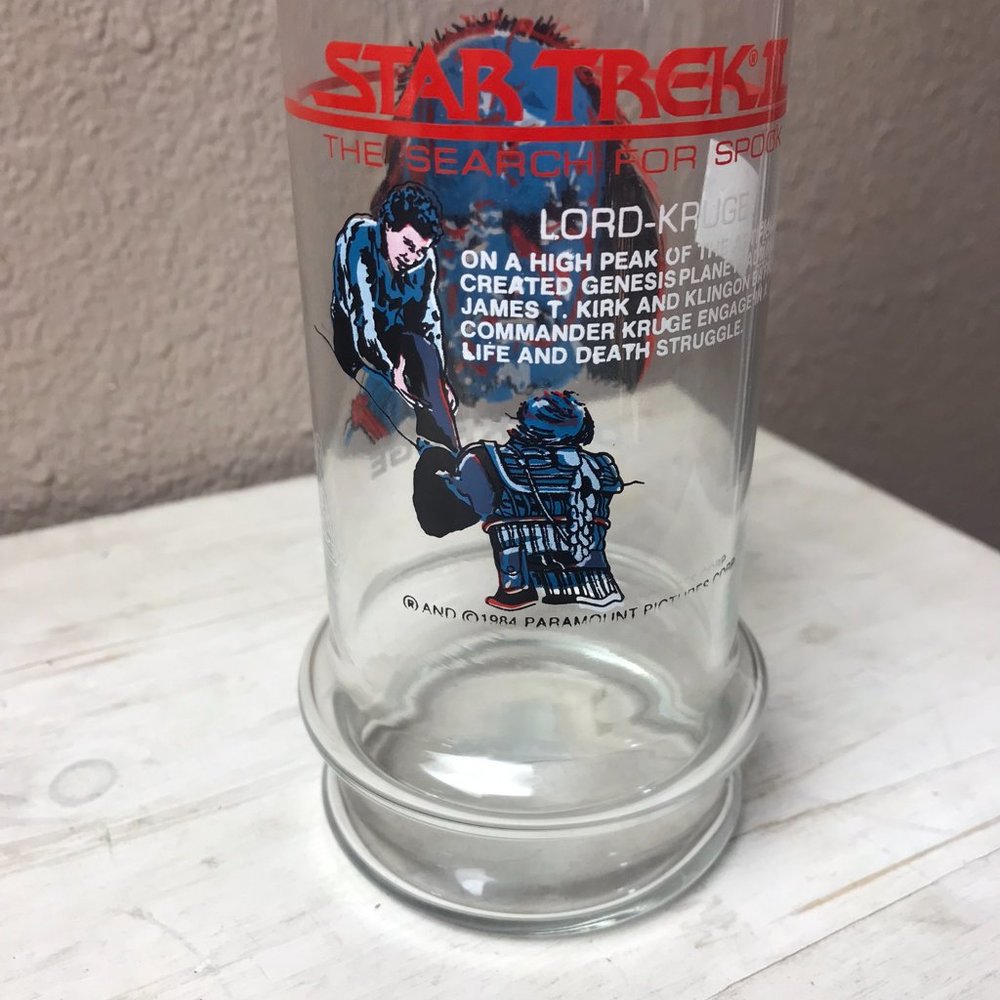 Vintage Star Trek III Glass - Picture 2 of 2